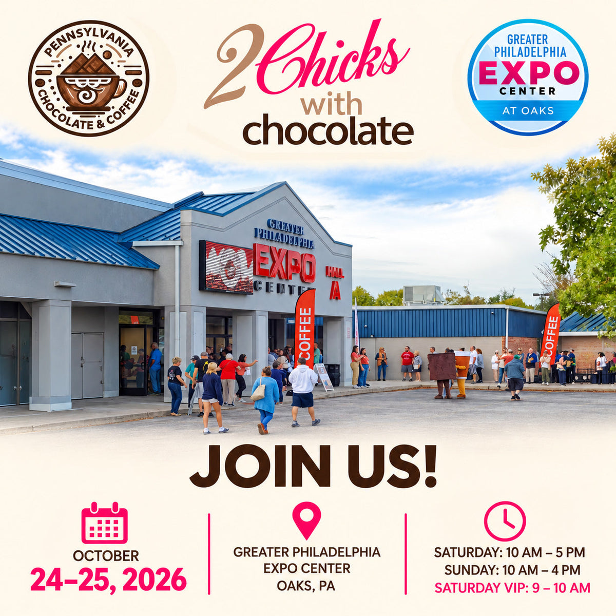 Pennsylvania Chocolate & Coffee Festival Oct 24 & 25