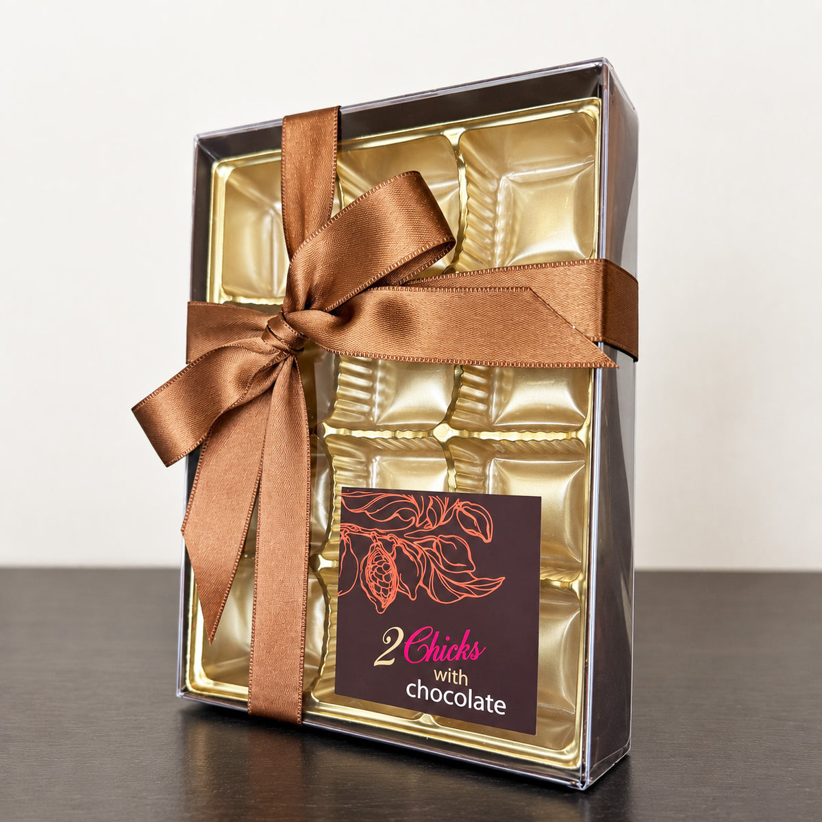 12-Piece Clear Cover Gift Box