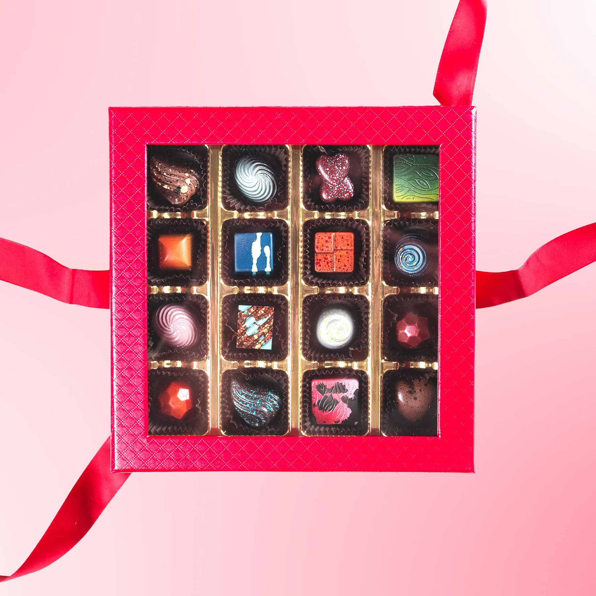 Create Your Own Ultra Glam Gift Box 16pc - 2 Chicks with Chocolate