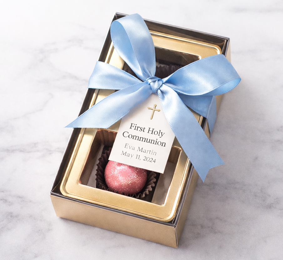 Artisan Chocolate Boxed Favors 2 Piece - 2 Chicks with Chocolate