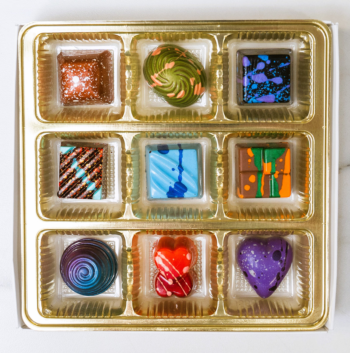 9-Piece Halloween Gift Box (Custom) - 2 Chicks with Chocolate