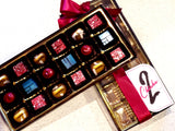 hand crafted artisan truffles 18 pieces gift box