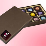 2 Chicks with Chocolate Hard Cover 12pc Gift Box