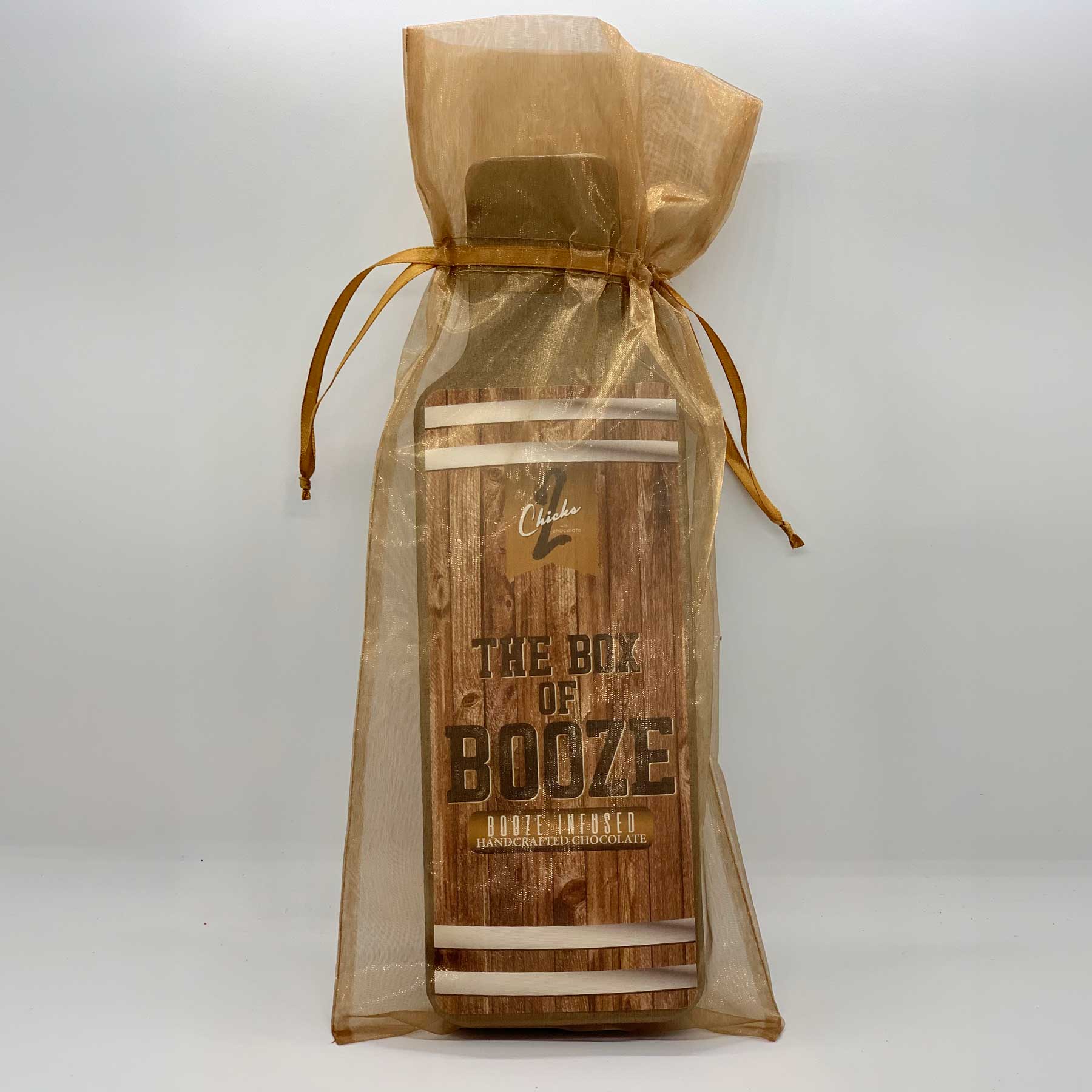 Box of Booze Collection – 12-Piece Spirit-Inspired Chocolate Gift Box - 2 Chicks with Chocolate