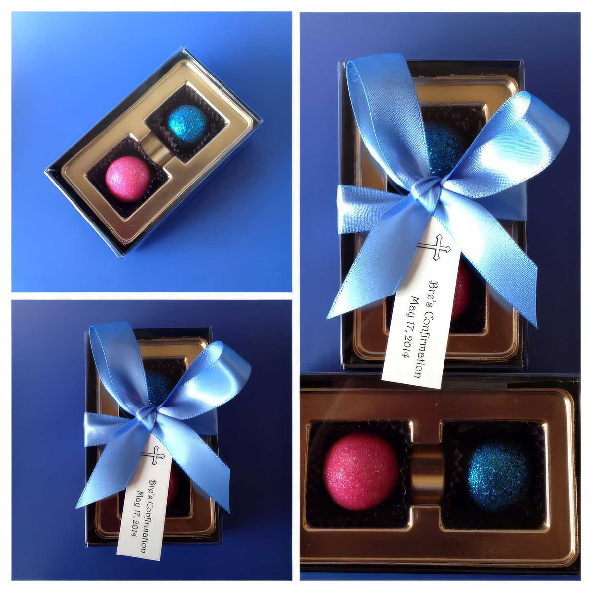 Artisan Chocolate Boxed Favors 2 Piece - 2 Chicks with Chocolate