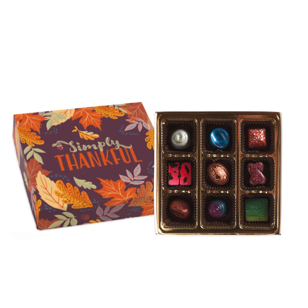 Autumn Leaves Bonbon Collection 9pc