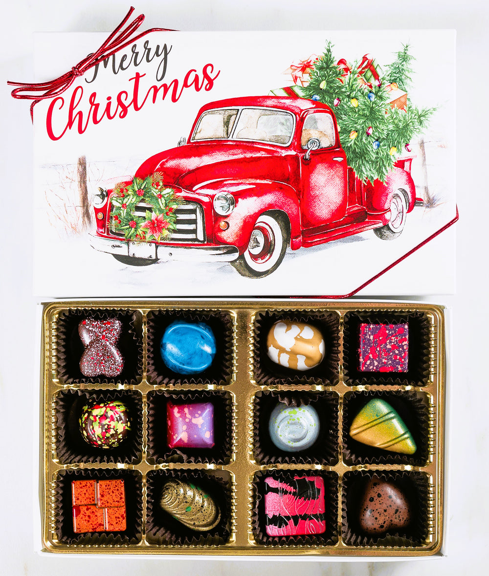 Merry Christmas Truck Bonbon Collection 12pc