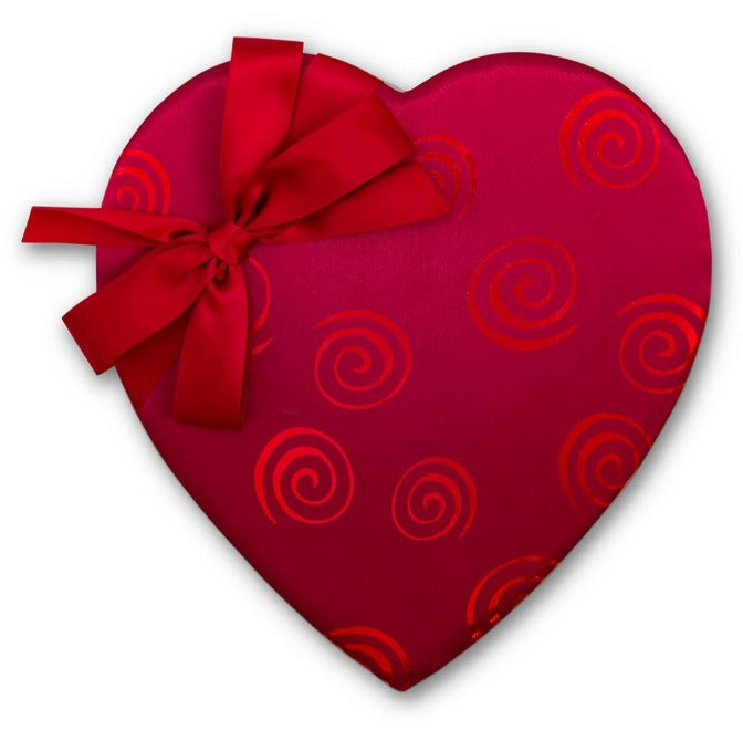 Swirls Large Heart Bonbon Gift Box