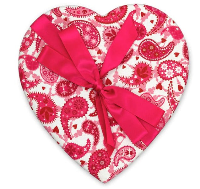 Paisley Large Heart Bonbon Gift Box