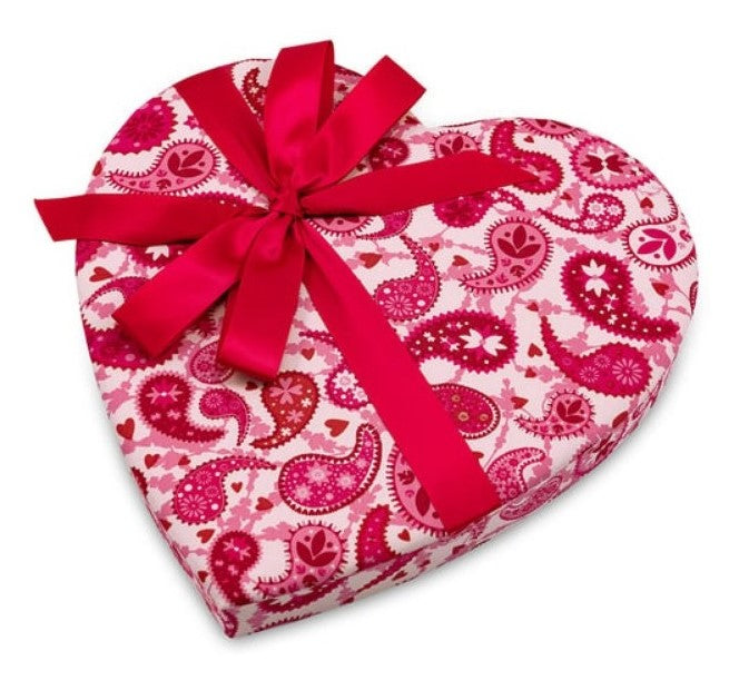 Paisley Large Heart Bonbon Gift Box