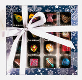 New! Silver Snowflake Gift Box 16pc