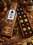 Box of Booze Collection – 12-Piece Spirit-Inspired Chocolate Gift Box