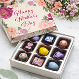 9-Piece “Happy Mother's Day" Gift Box of Handcrafted Bonbons