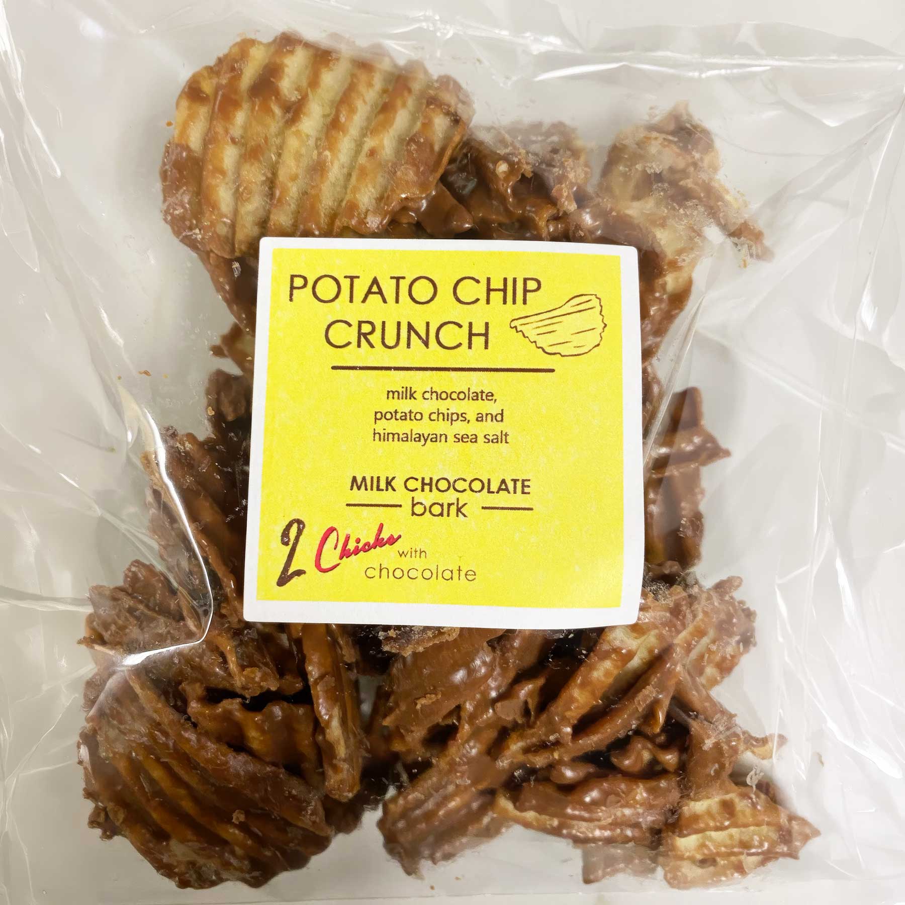 Potato Chip Crunch - 2 Chicks with Chocolate