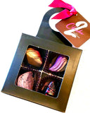 Wine Sampler Collection Bottle Hanger Box - 2 Chicks with Chocolate