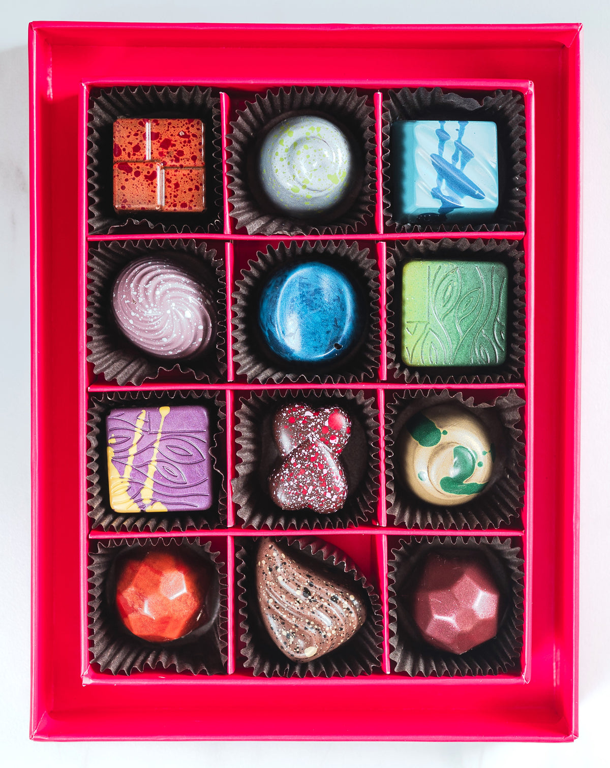 Create your own 2 Chicks with Chocolate Hard Cover 12pc Gift Box