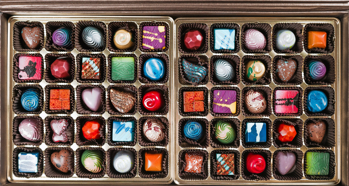 50 Piece Bonbon Custom Luxurious Gift Box