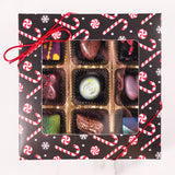 Choose your own Candy Cane Box of Artisan Bonbons 9pc