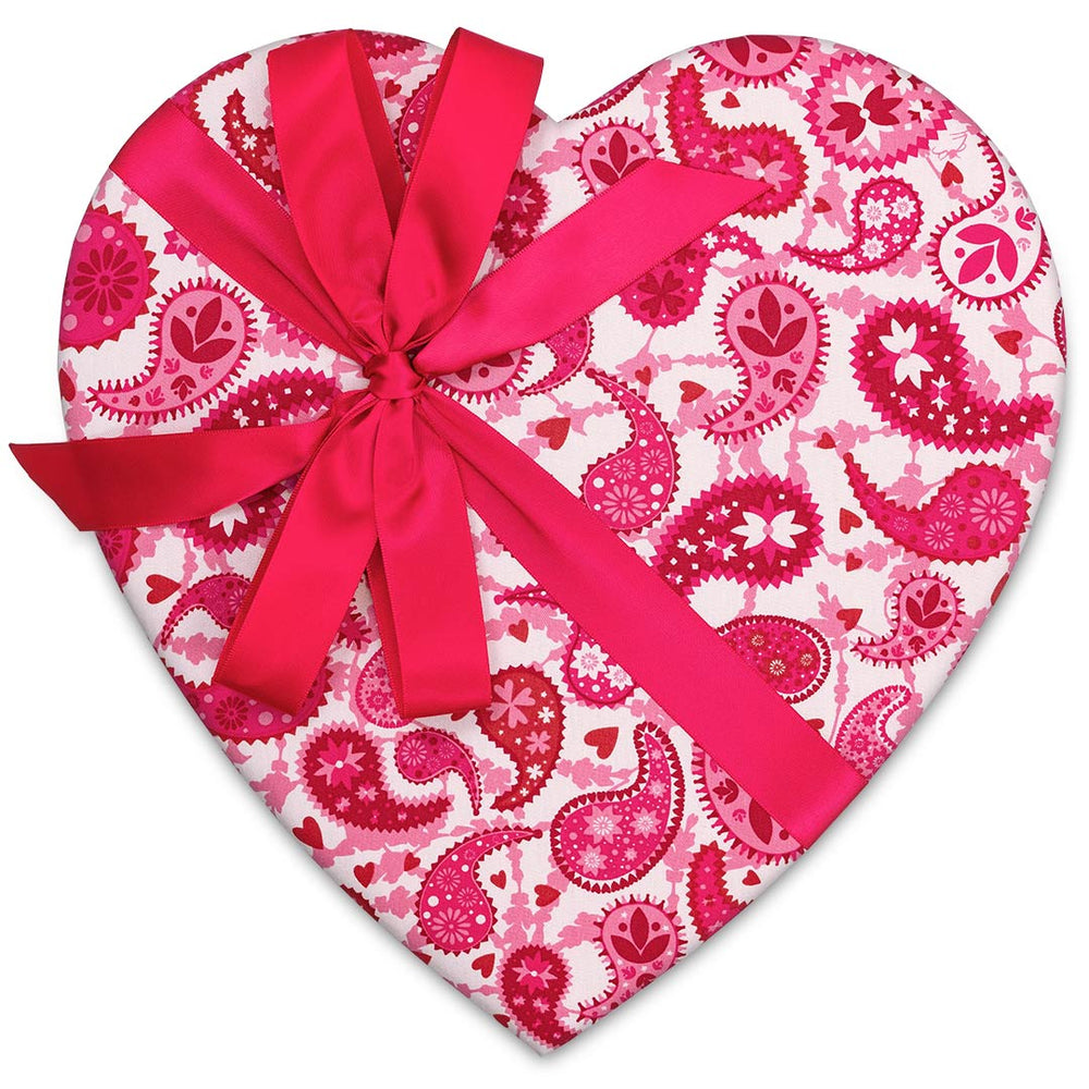 Create your own Large Paisley Heart Bonbon Gift Box