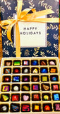 Happy Holiday Box of Artisan Bonbons 36pc