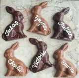Holiday: Personalized Solid Easter Bunnies